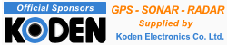 [Logo: Koden Electronics, manufacturers of the superb sonar, radar, & GPS systems]
