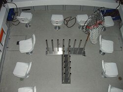 [Image: Example dish served aboard]